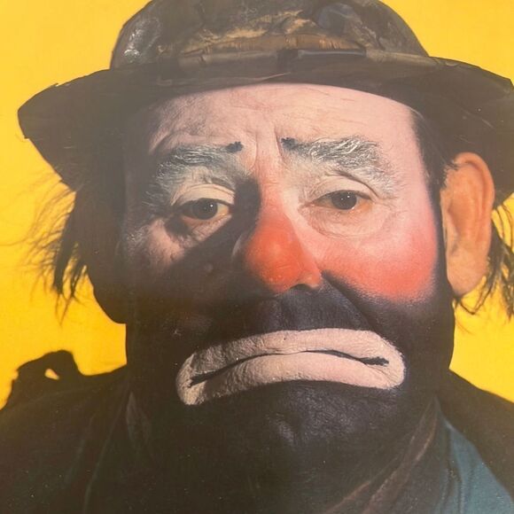 ‎Sad clown wood framed portrait - Picture 3 of 7